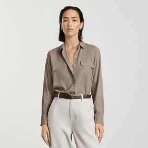 Everlane Washable Silk Relaxed Shirt